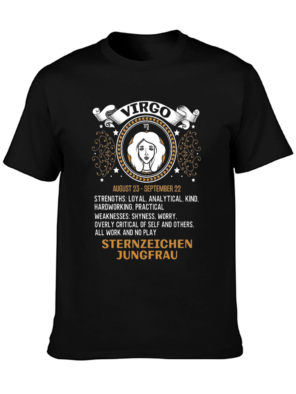 Virgo Zodiac T-Shirt - August/September Birthday