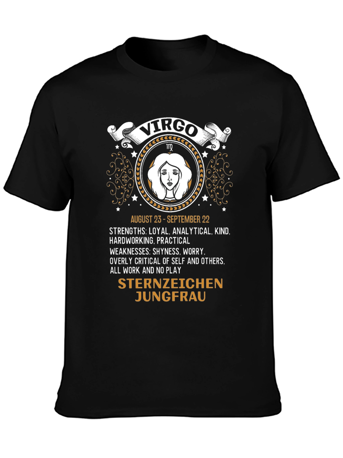 Virgo Zodiac T-Shirt - August/September Birthday
