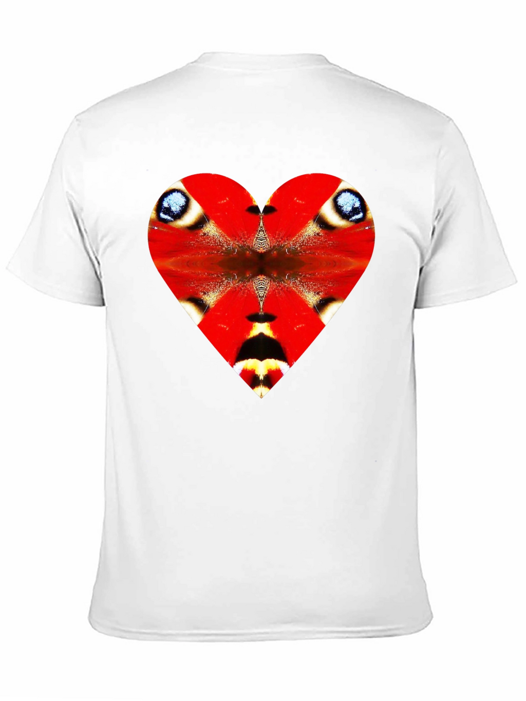 Butterfly Heart Graphic Black Tee
