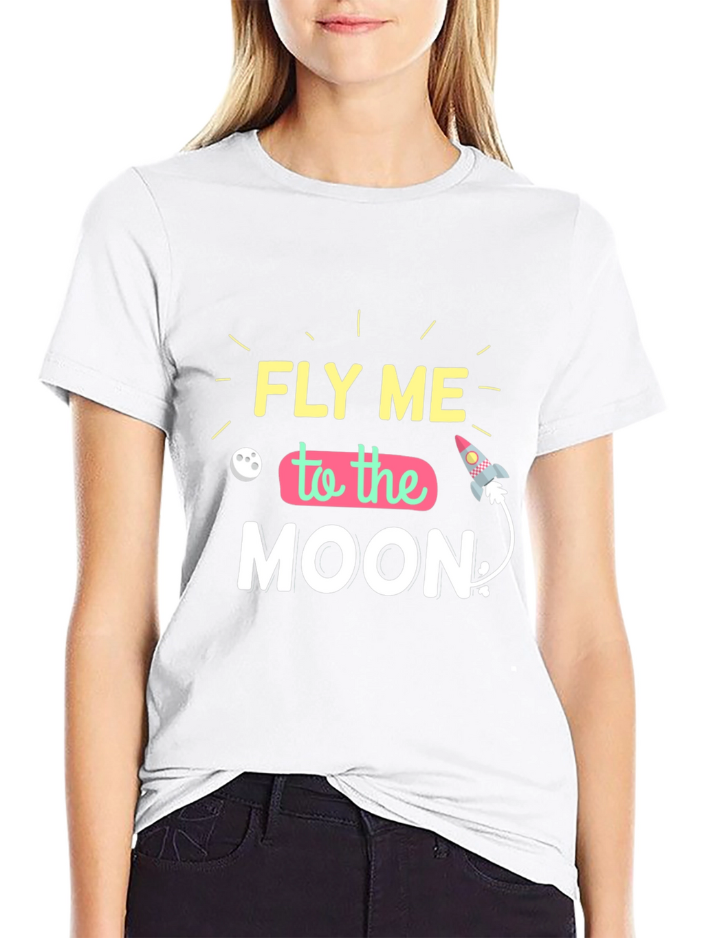 Fly Me To The Moon Graphic T-Shirt