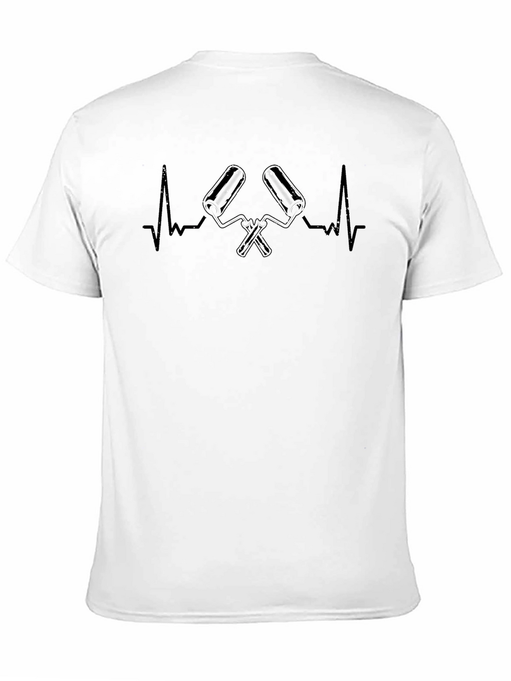 Painters Heartbeat T-Shirt - Black