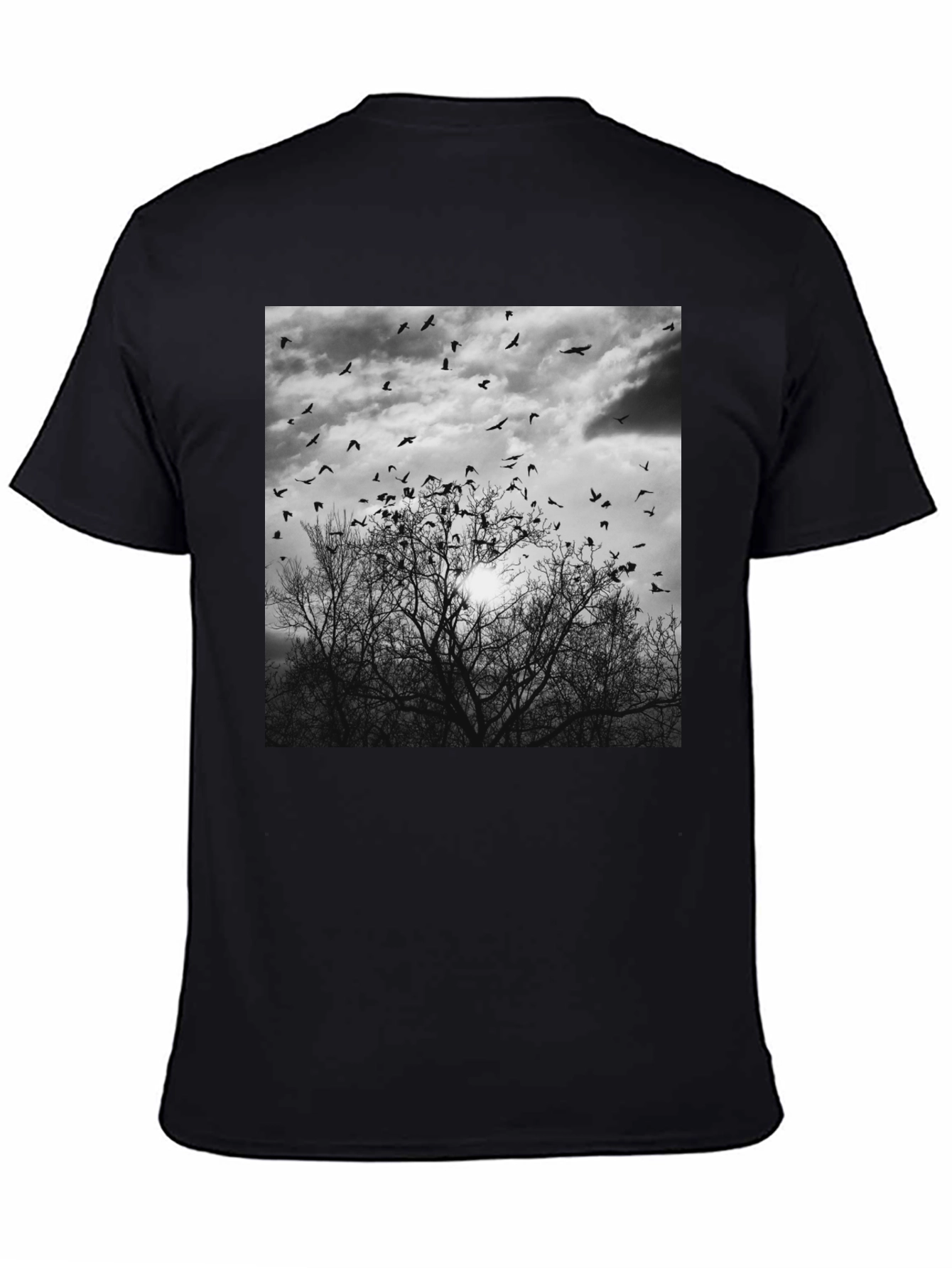 Black Raven Tree Graphic Tee