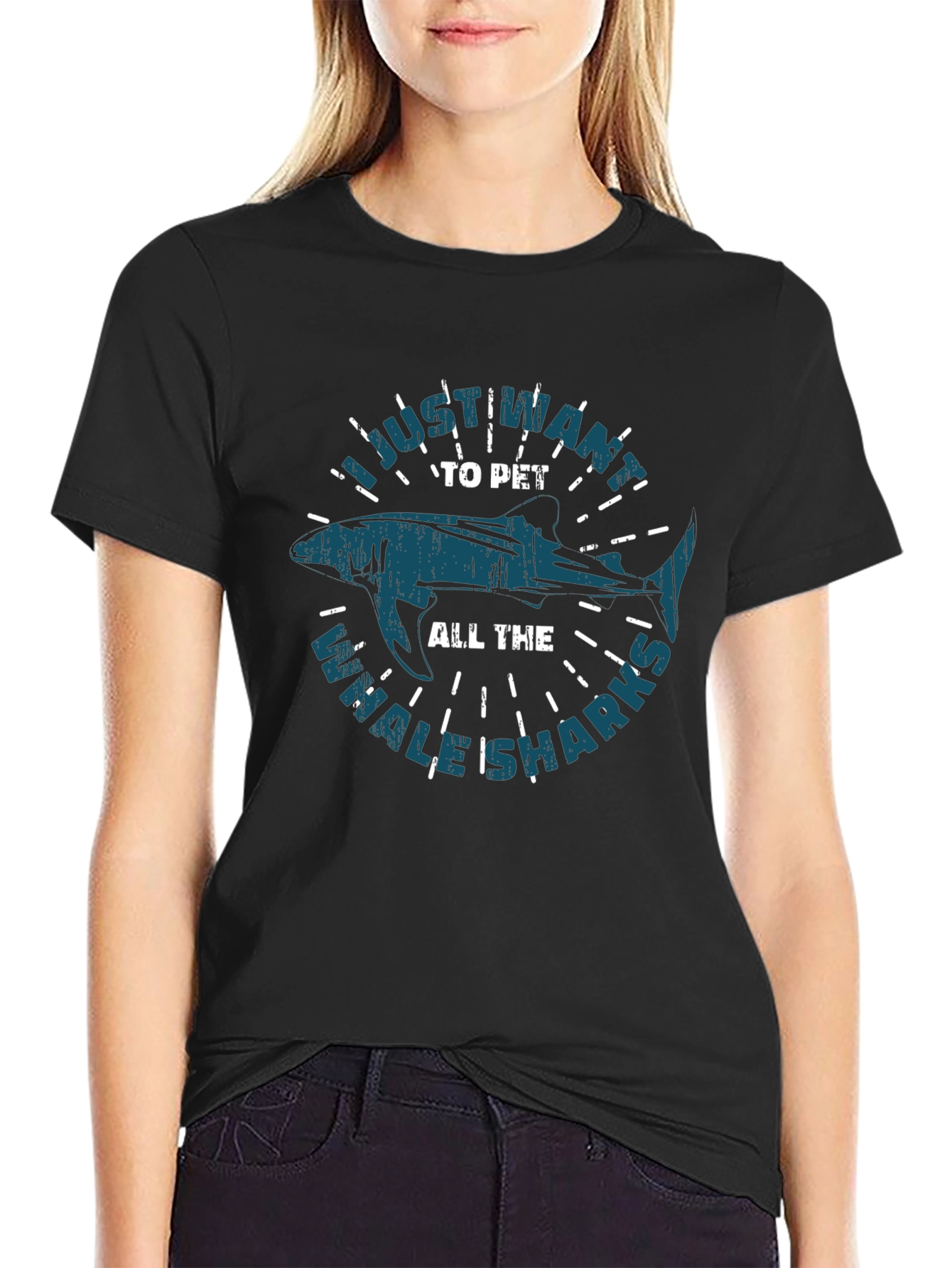 Whale Shark Graphic T-Shirt - Pet All the Whale Sharks