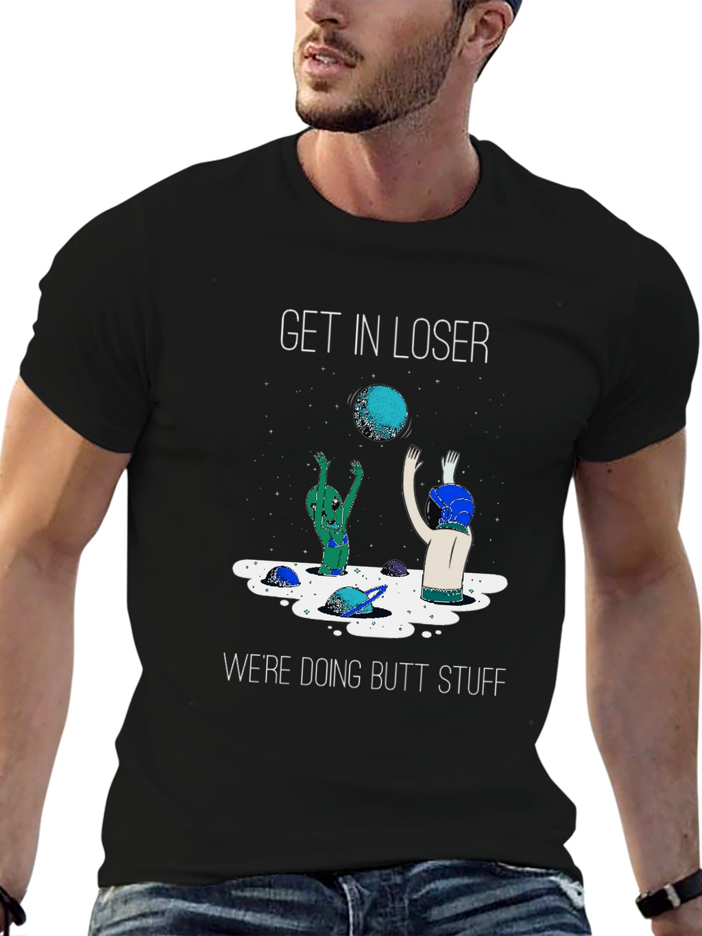 Funny Alien Butt Stuff T-Shirt