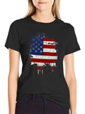 American Flag Graphic T-Shirt - Patriotic Tee