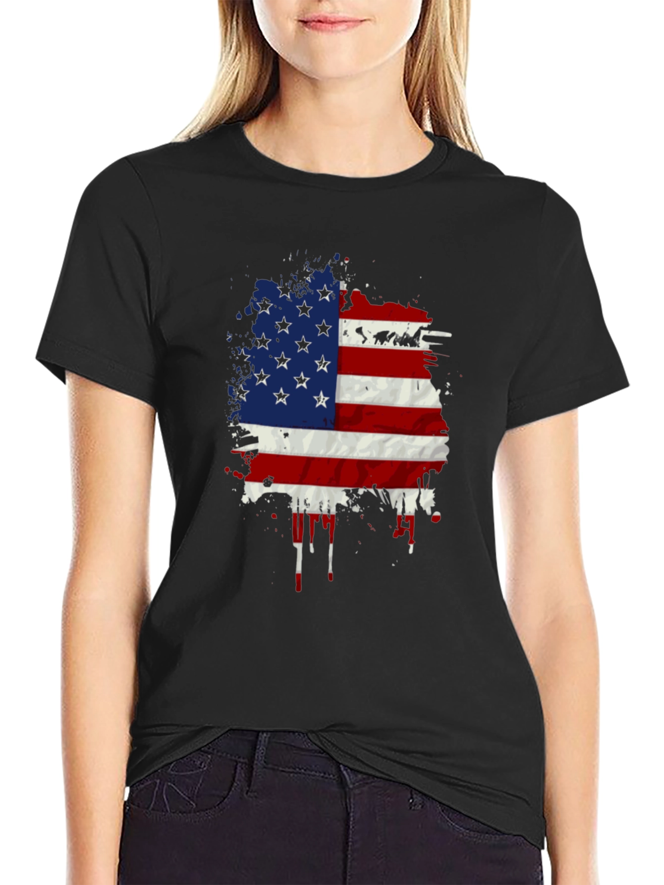 American Flag Graphic T-Shirt - Patriotic Tee