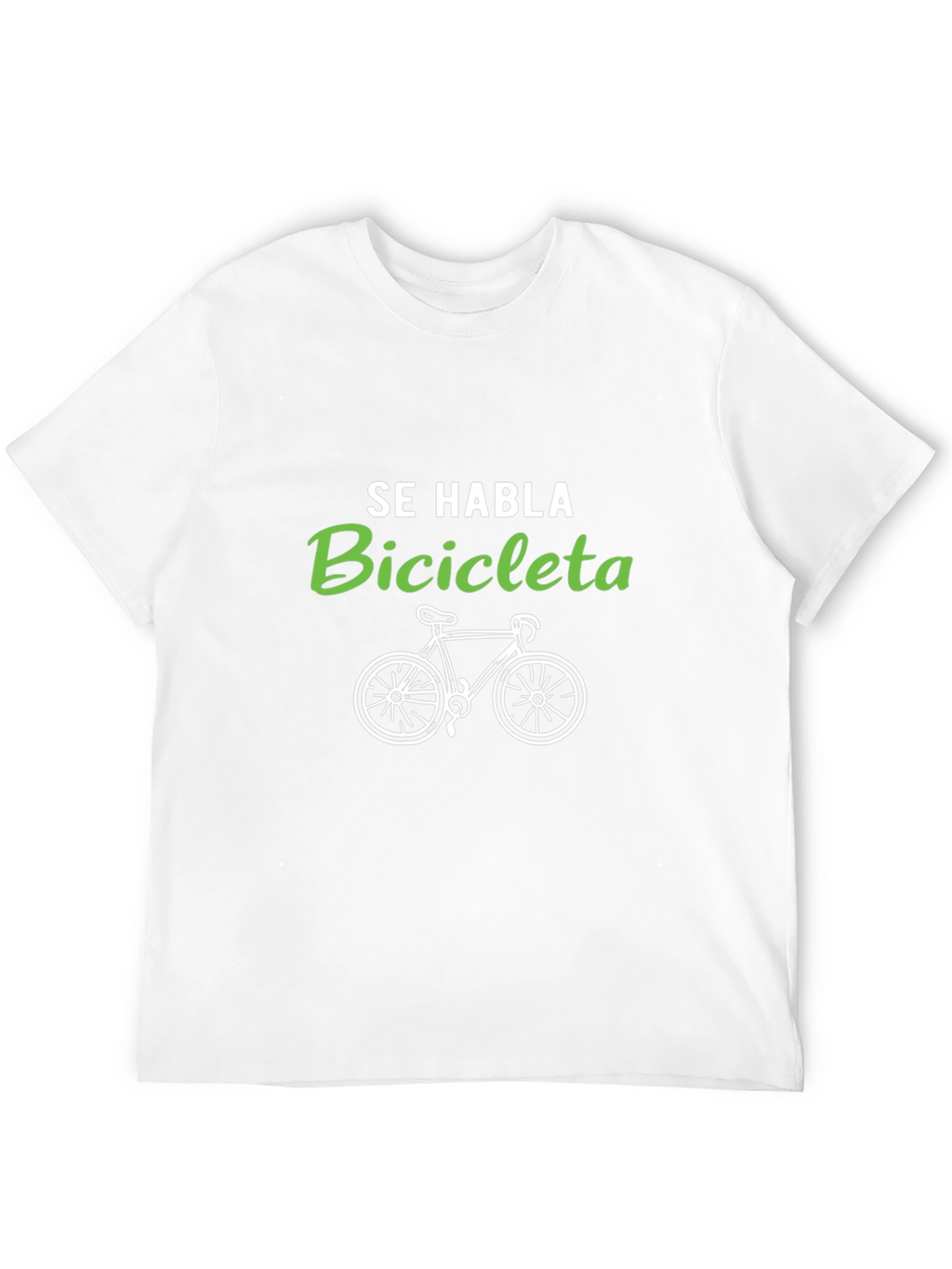 Se Habla Bicicleta Graphic T-Shirt - Cycling Fan Tee