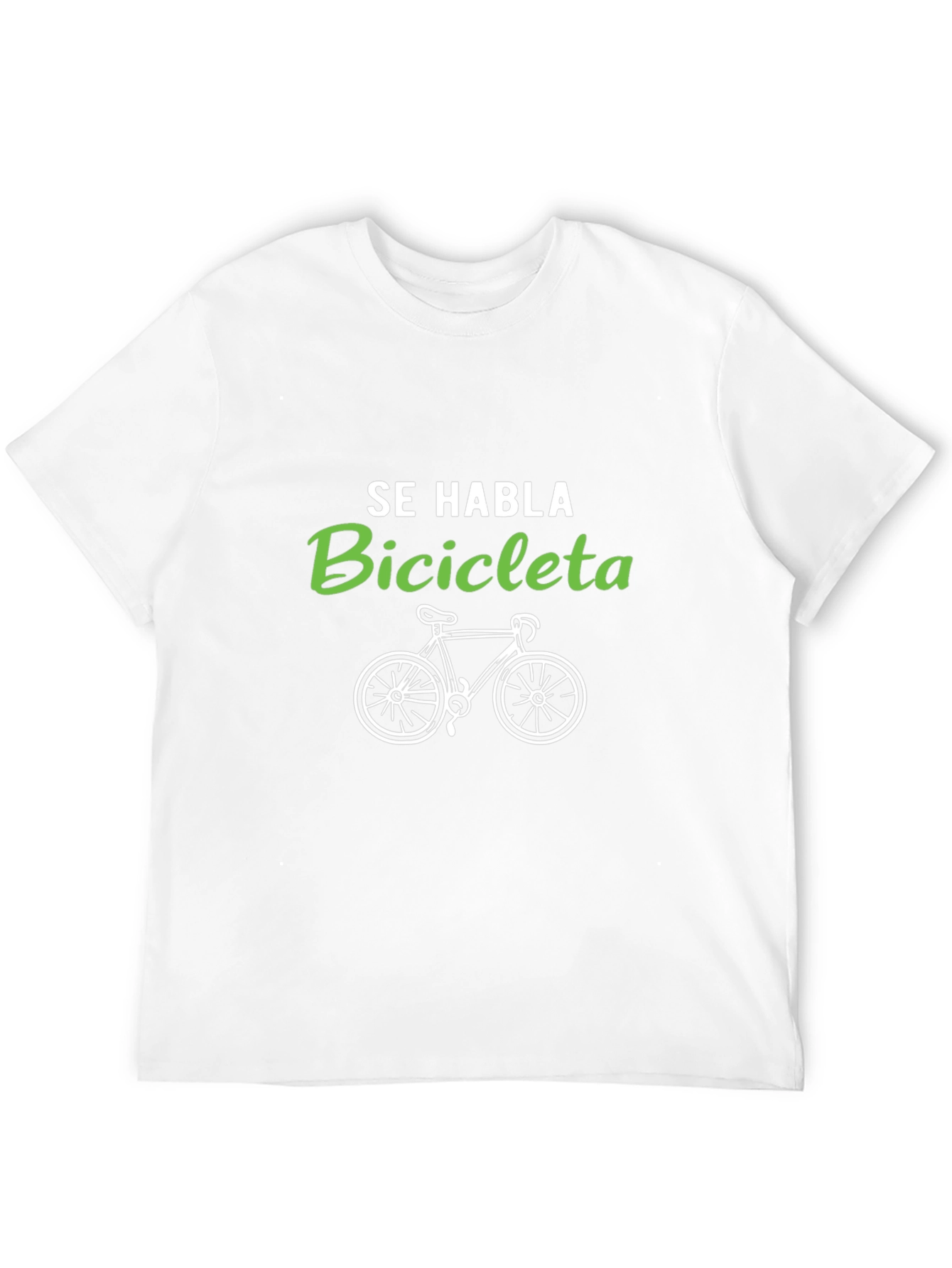Se Habla Bicicleta Graphic T-Shirt - Cycling Fan Tee