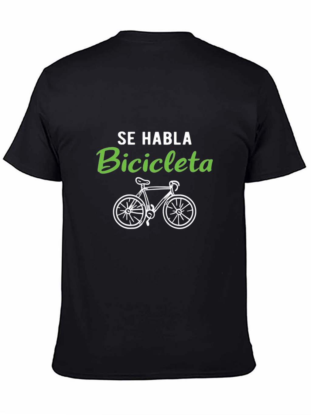 Se Habla Bicicleta Graphic T-Shirt - Cycling Fan Tee