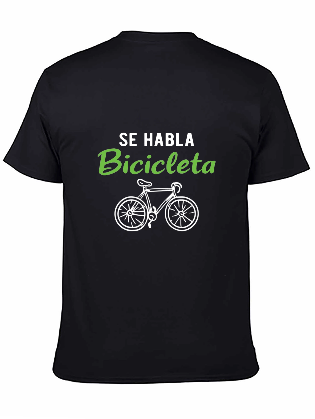 Se Habla Bicicleta Graphic T-Shirt - Cycling Fan Tee