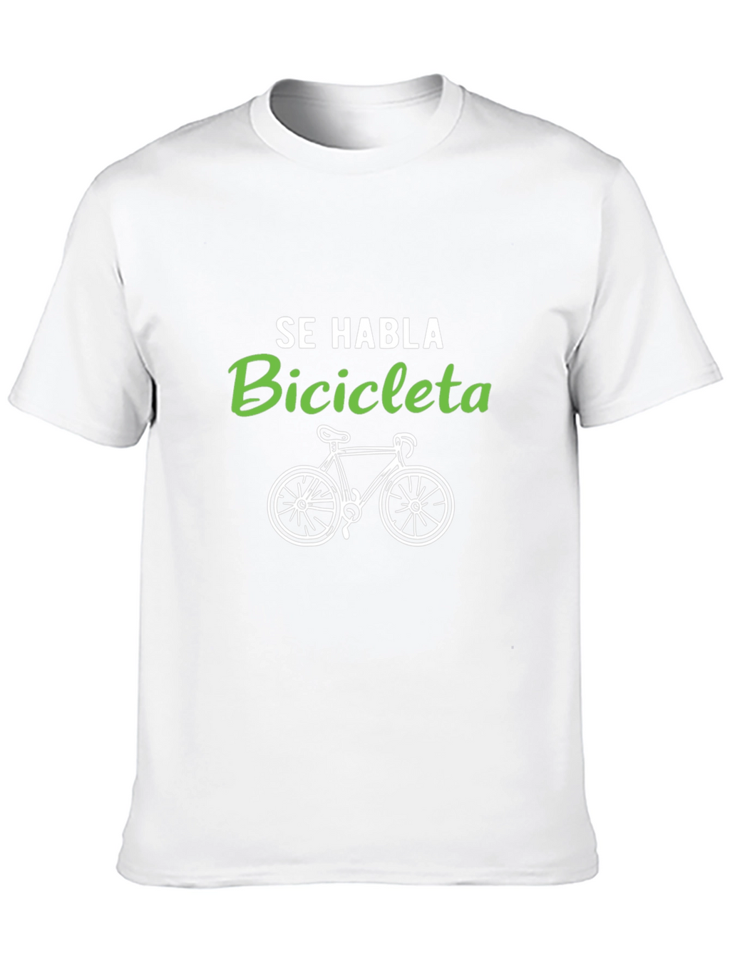 Se Habla Bicicleta Graphic T-Shirt - Cycling Fan Tee