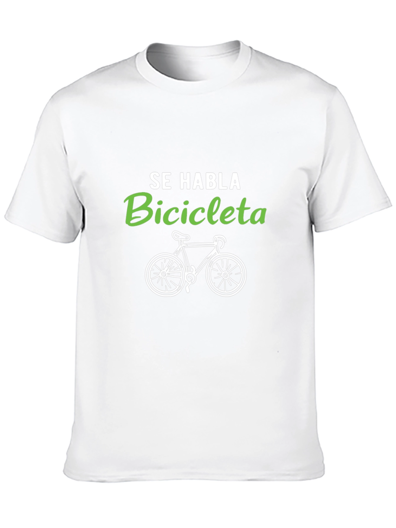 Se Habla Bicicleta Graphic T-Shirt - Cycling Fan Tee