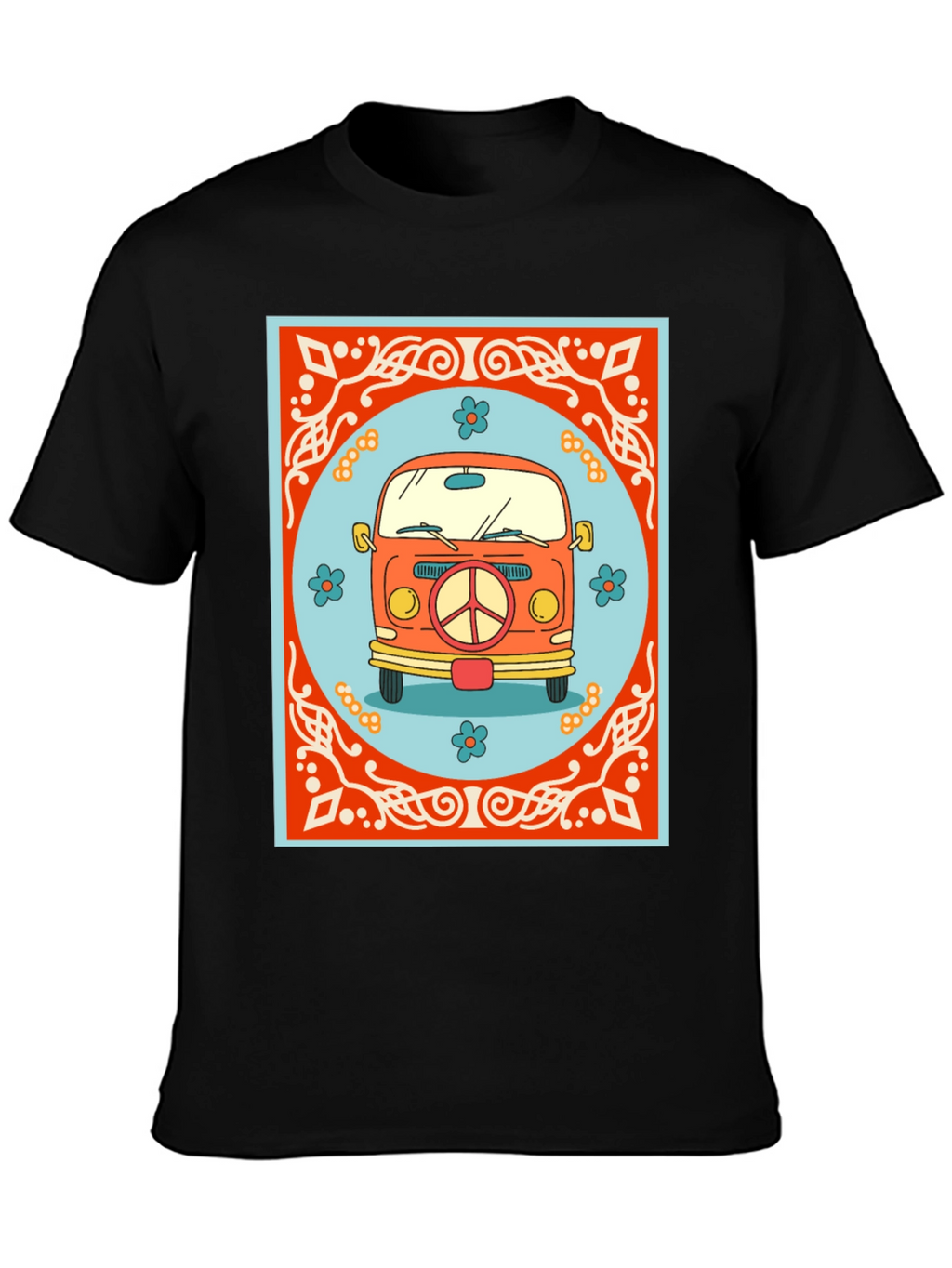 Retro Hippie Van Graphic T-Shirt