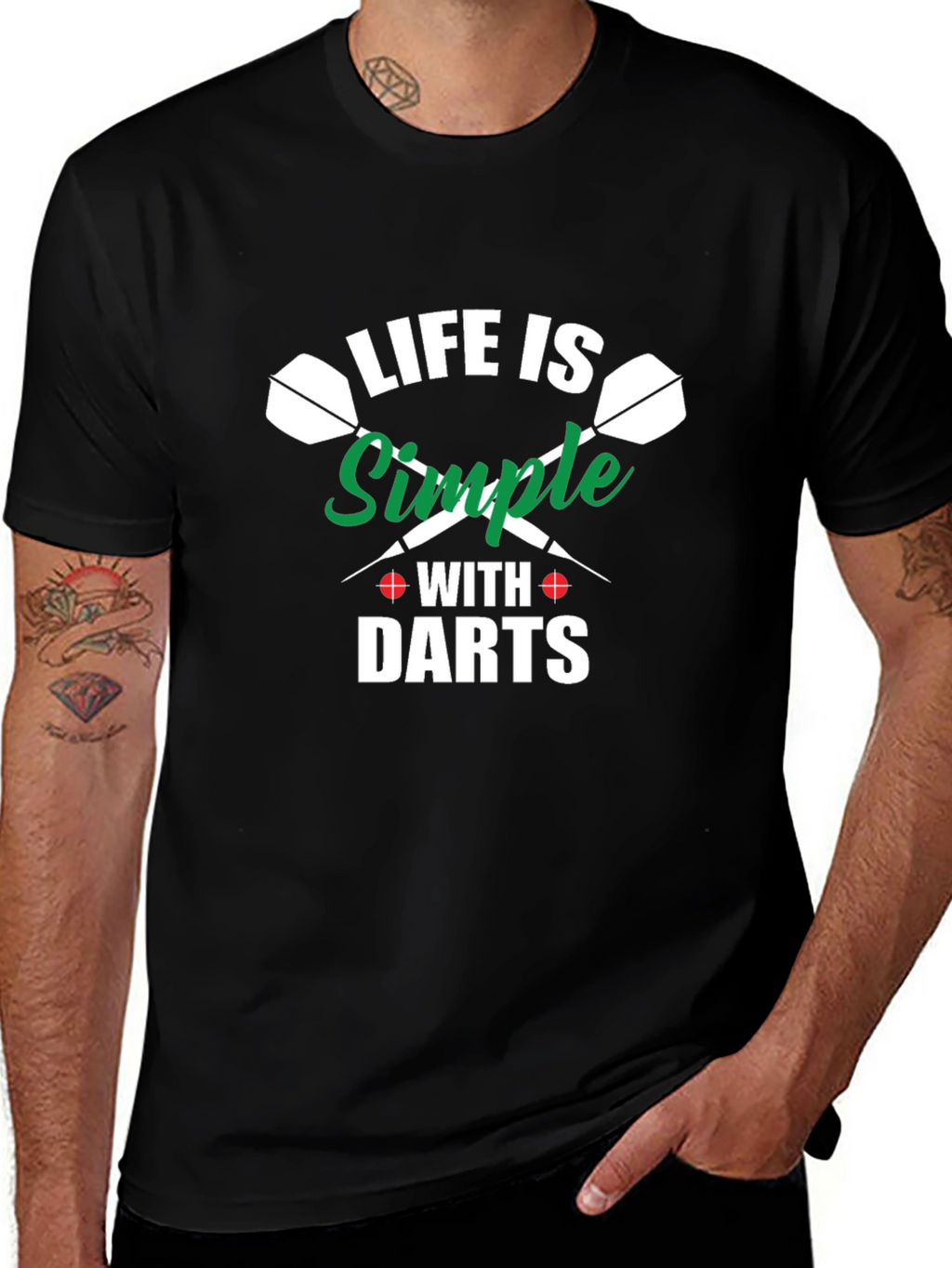 Life is Simple with Darts T-Shirt