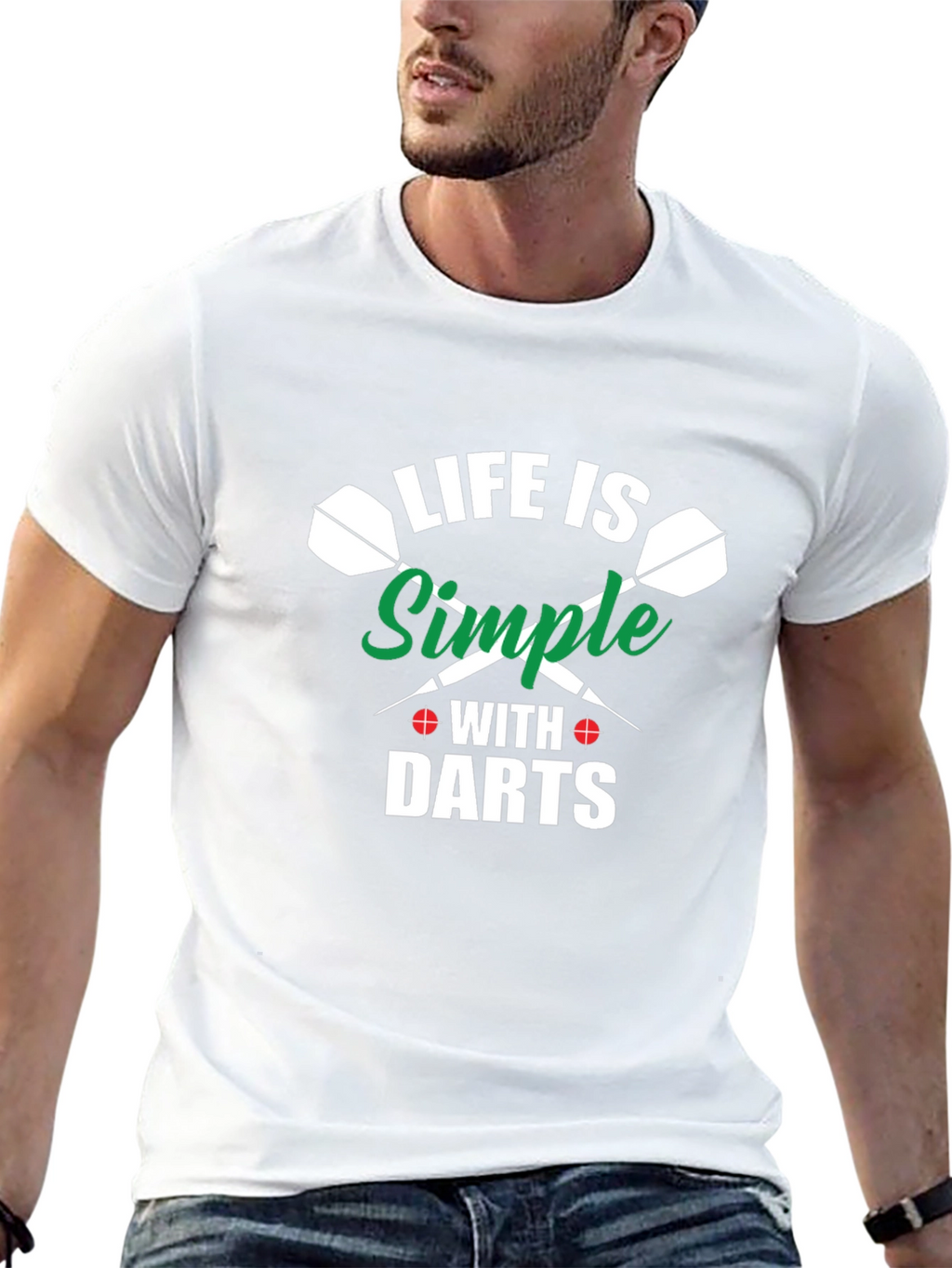 Life is Simple with Darts T-Shirt