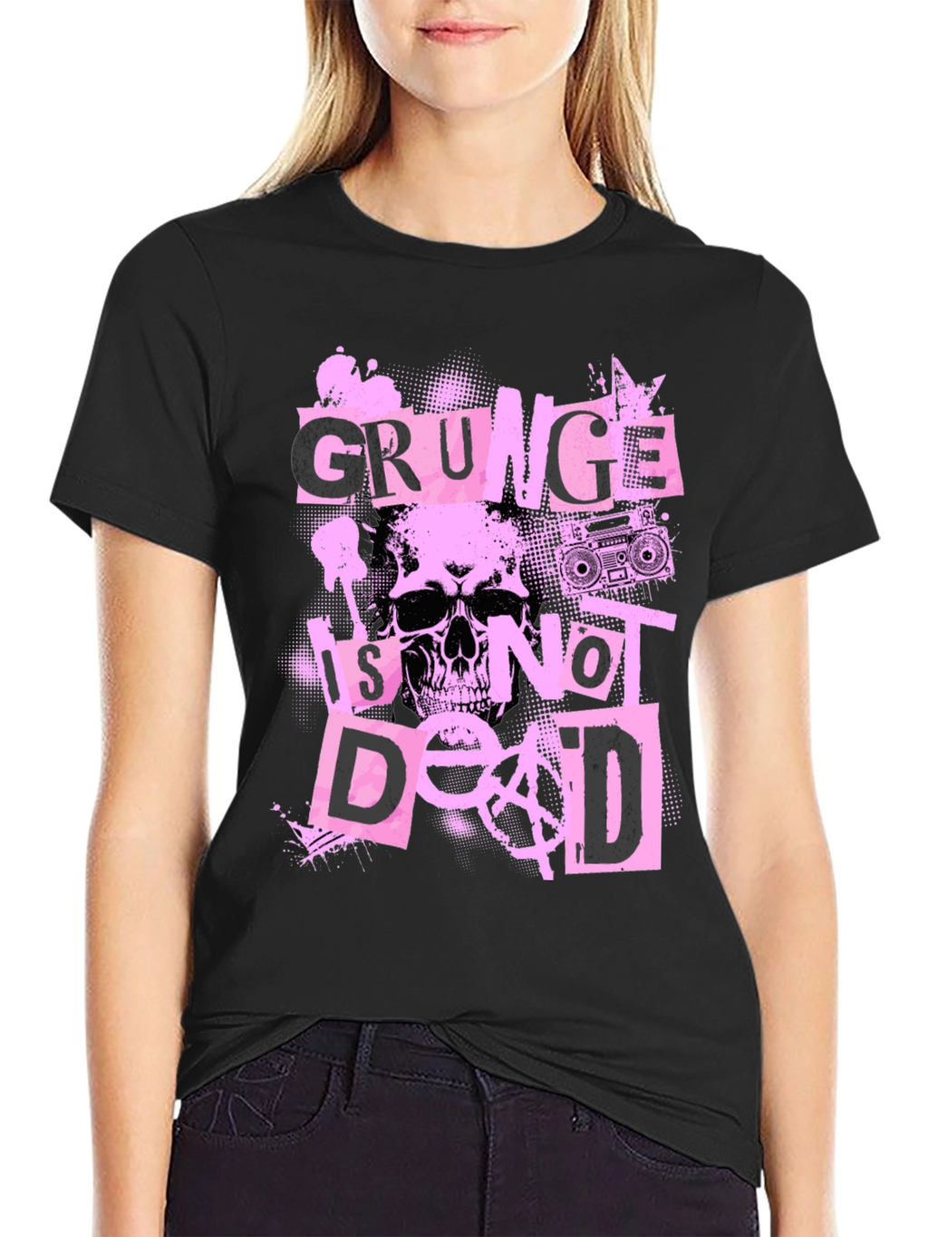 Grunge Is Not Dead Graphic T-Shirt