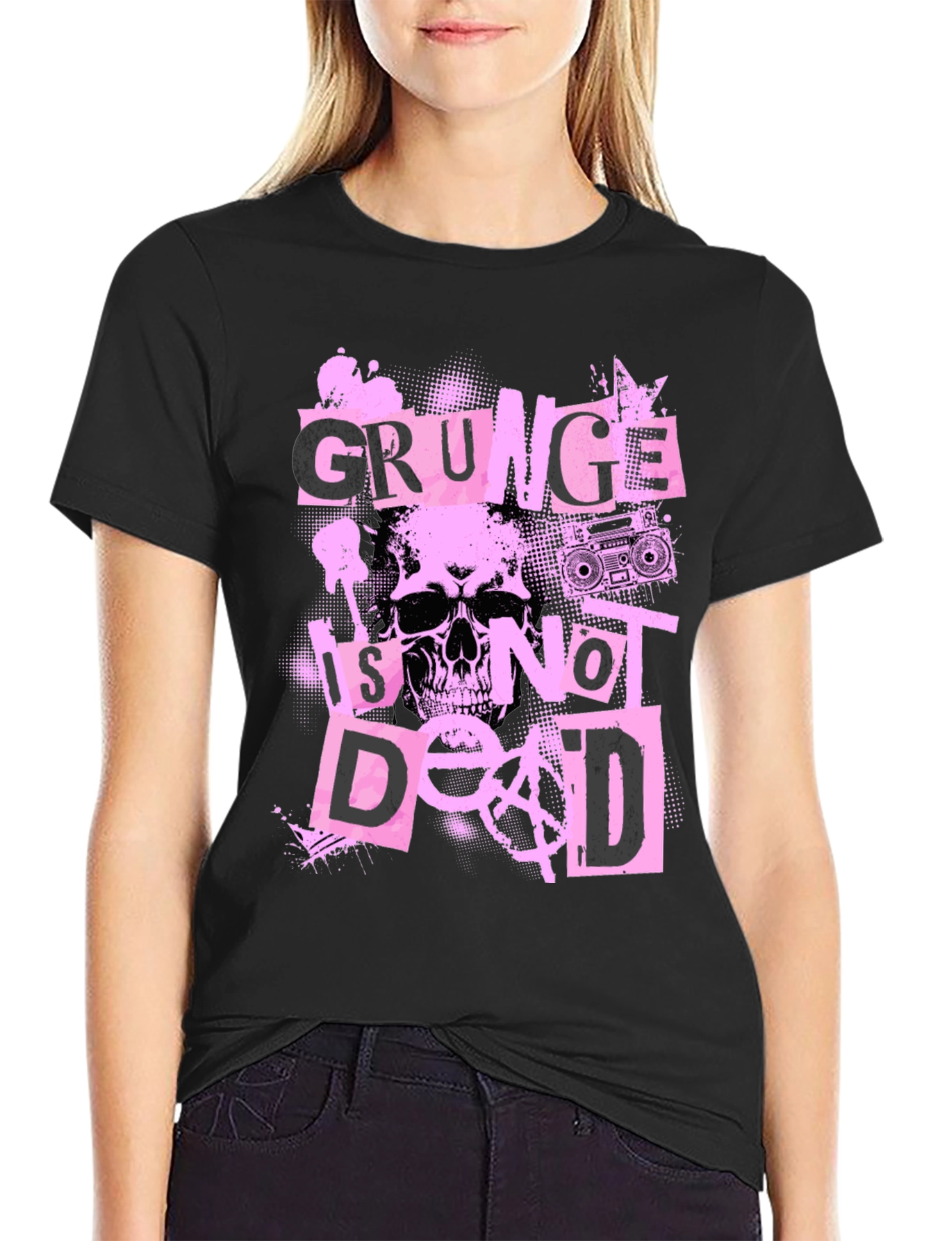 Grunge Is Not Dead Graphic T-Shirt