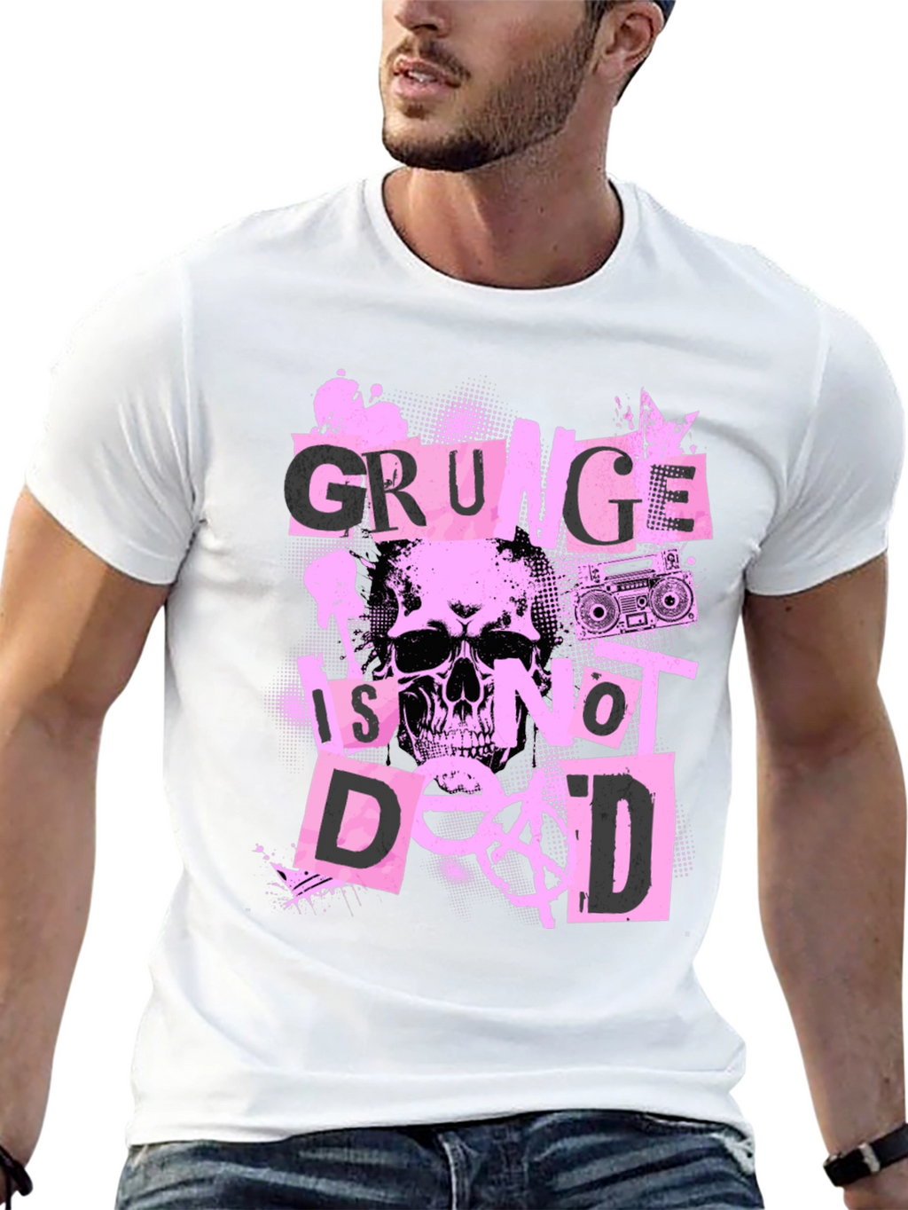 Grunge Is Not Dead Graphic T-Shirt