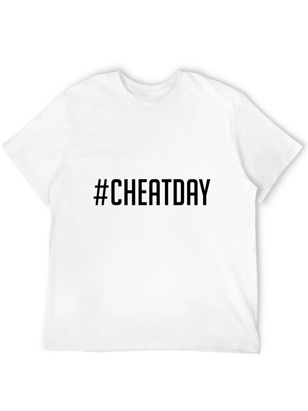 Cheat Day T-Shirt - Black Casual Tee