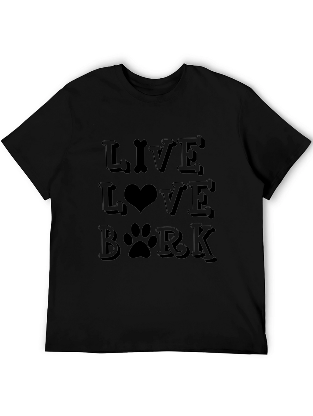Live Love Bark T-Shirt - Dog Lover Tee