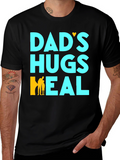Dads Hugs Heal Black T-Shirt