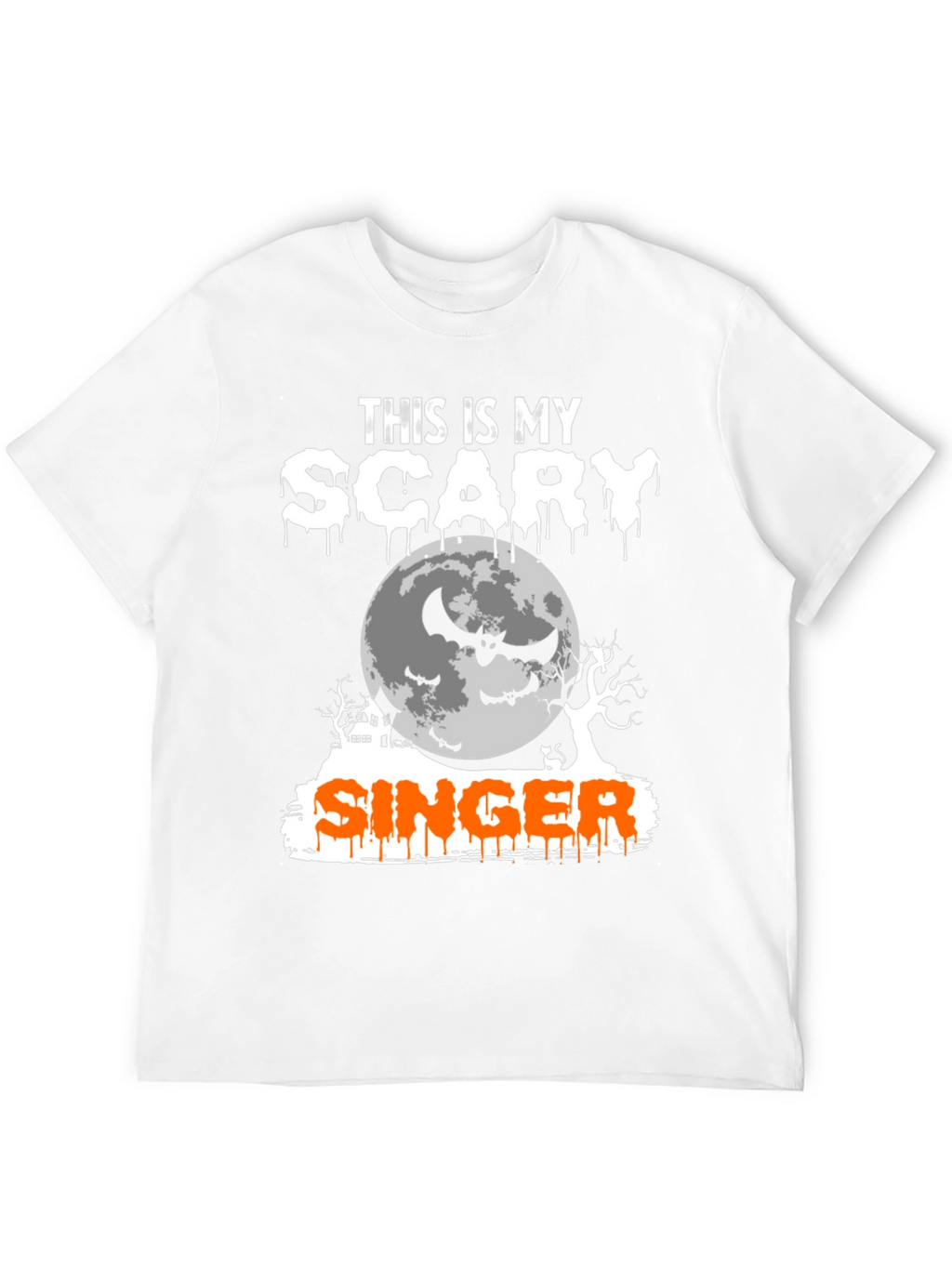 Scary Singer Halloween T-Shirt