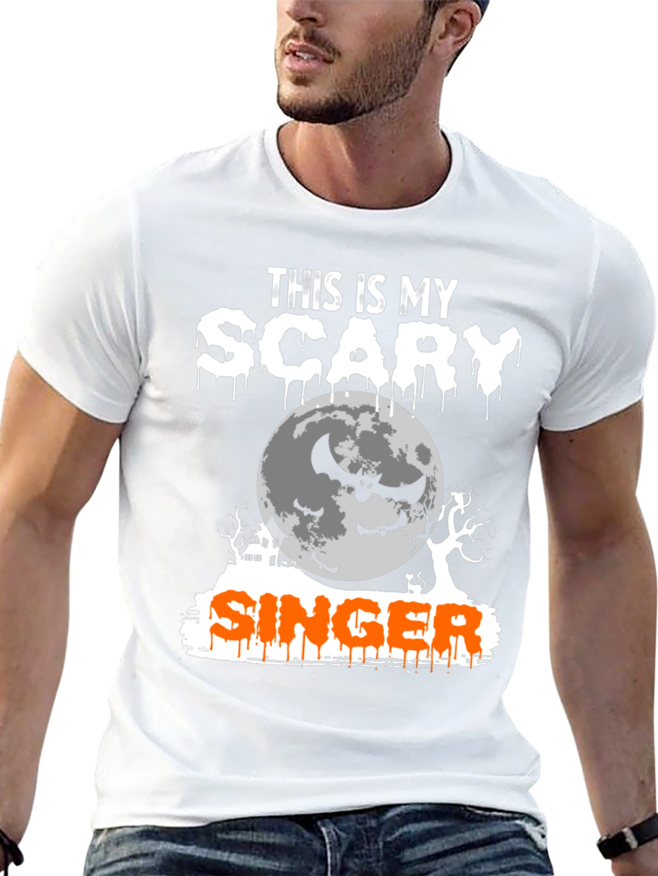 Scary Singer Halloween T-Shirt