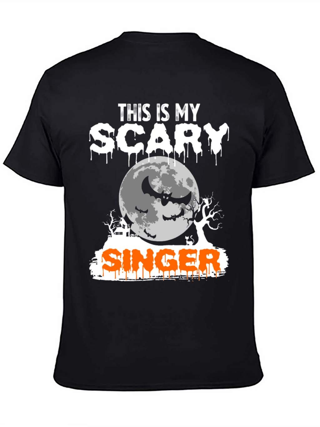 Scary Singer Halloween T-Shirt