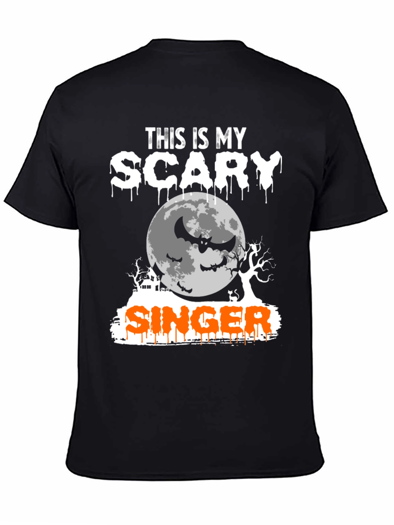Scary Singer Halloween T-Shirt