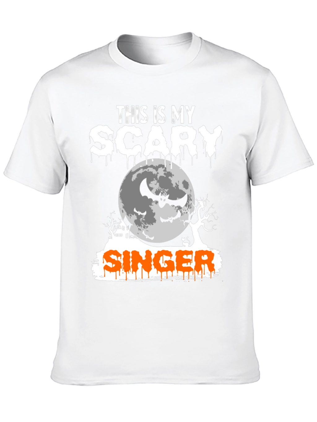 Scary Singer Halloween T-Shirt