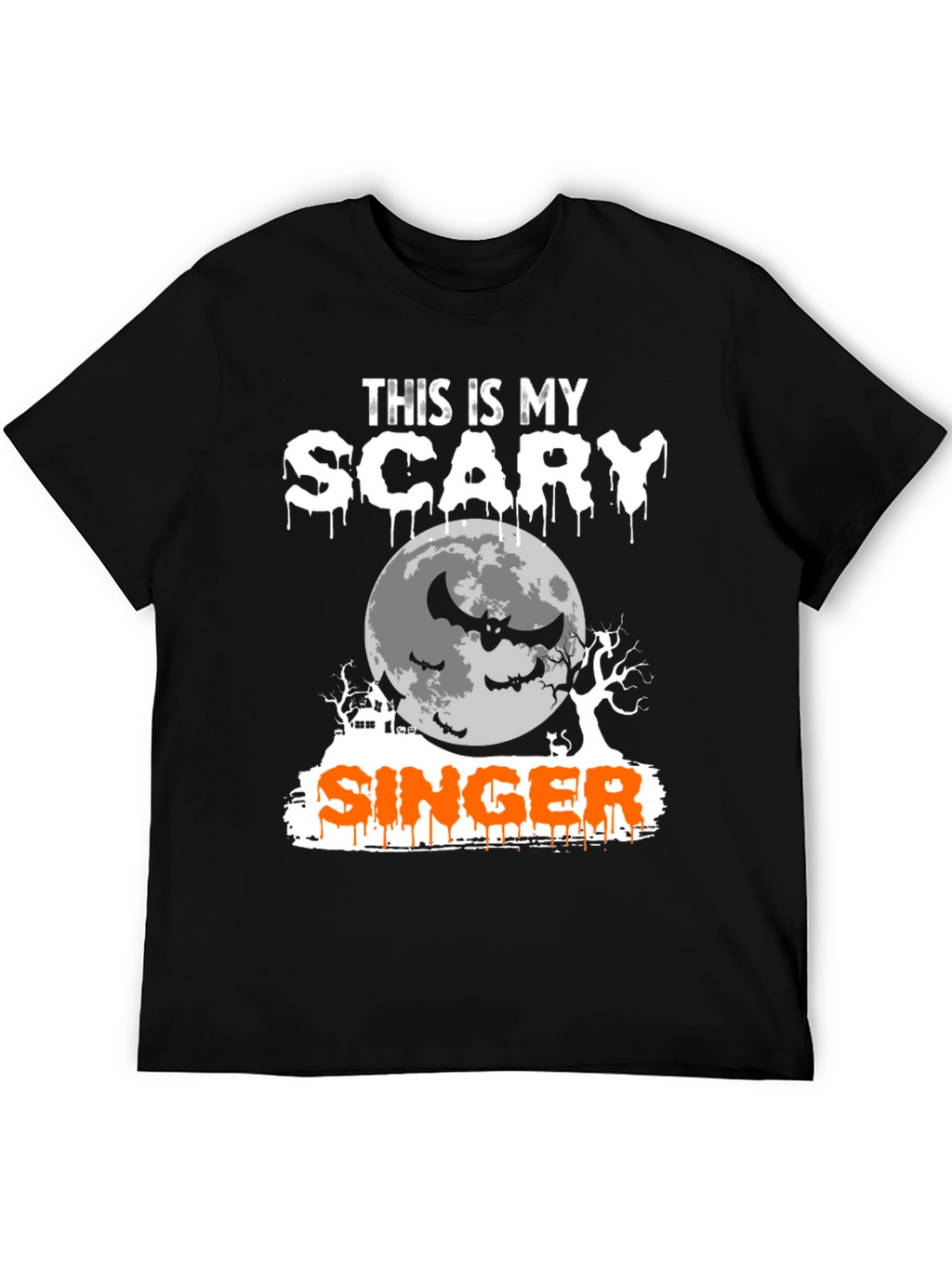 Scary Singer Halloween T-Shirt