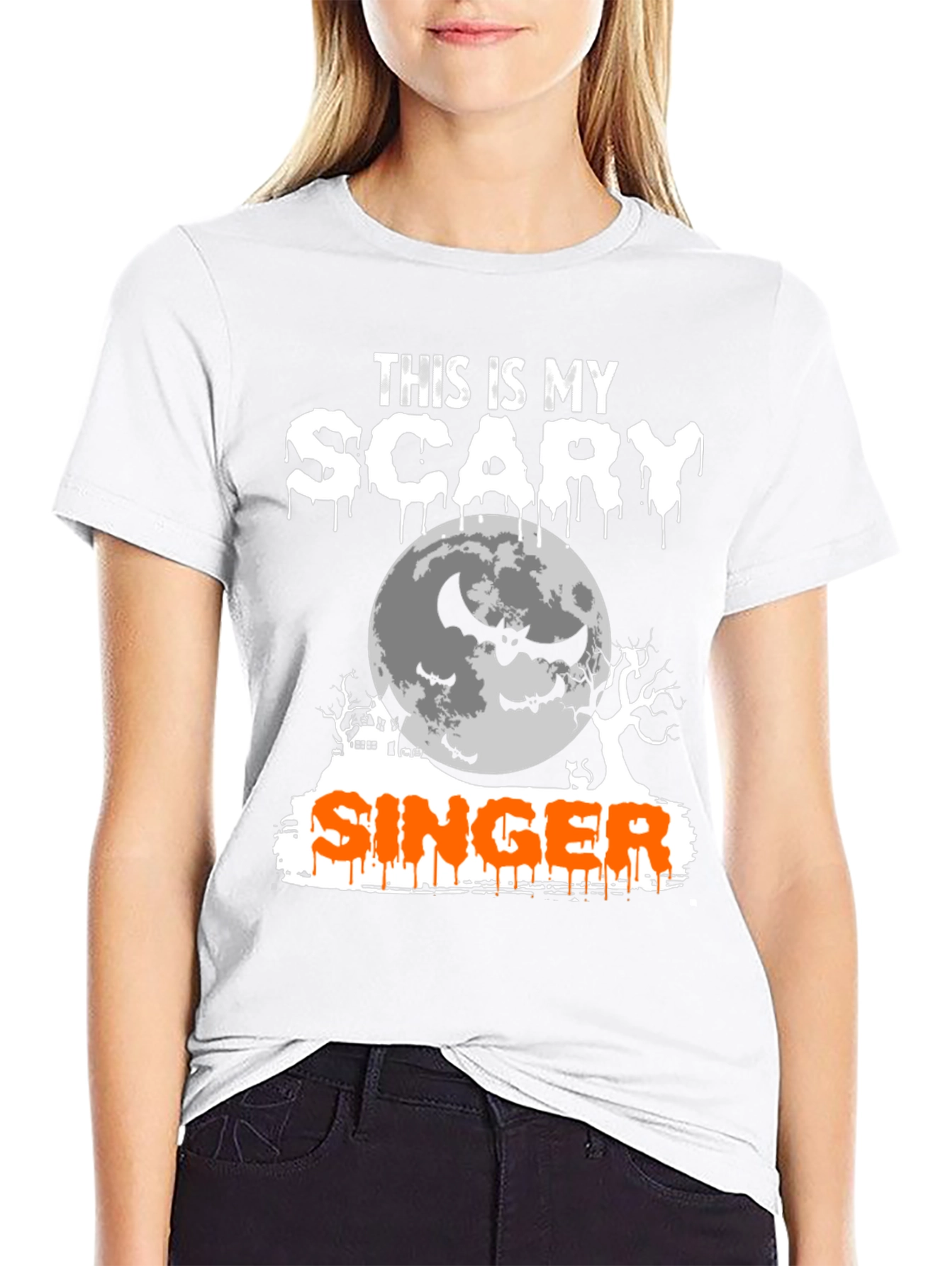 Scary Singer Halloween T-Shirt