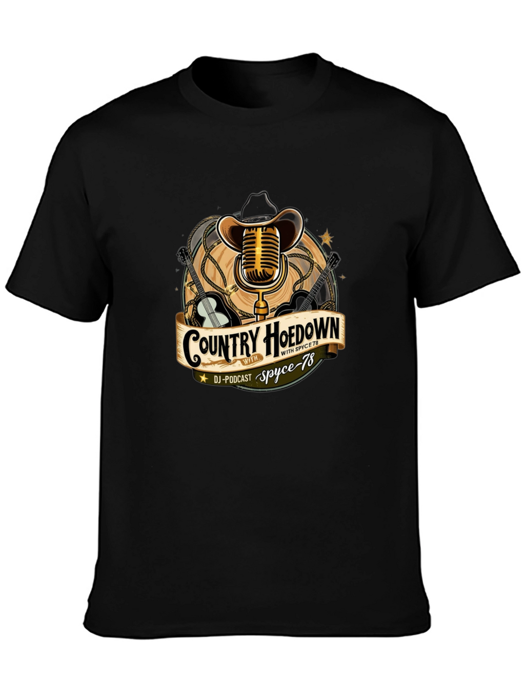 Country Hoedown T-Shirt - DJ Podcast Tee