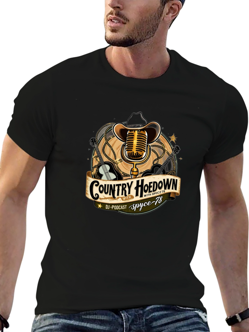 Country Hoedown T-Shirt - DJ Podcast Tee