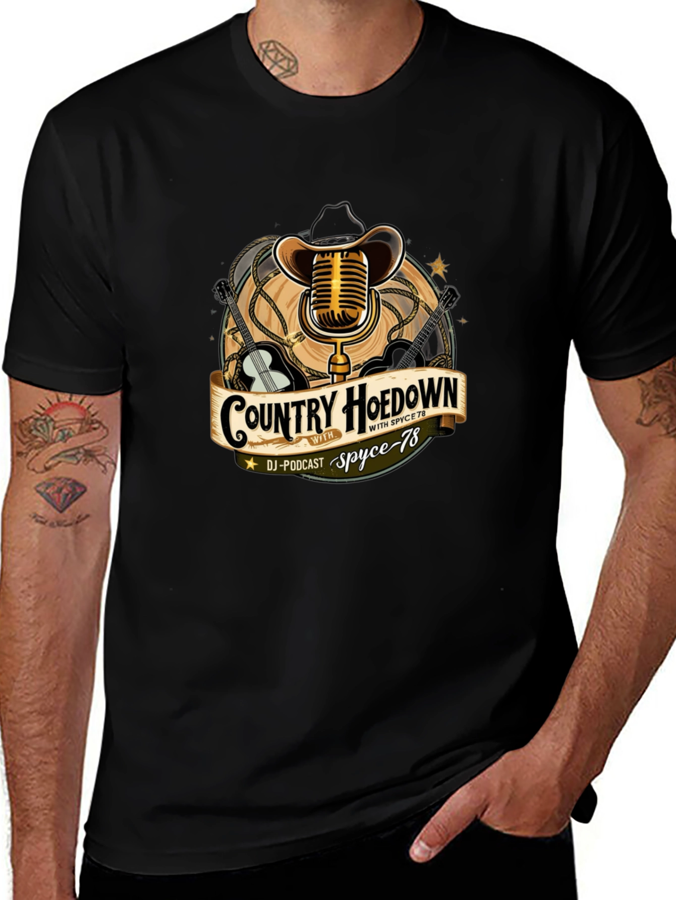 Country Hoedown T-Shirt - DJ Podcast Tee