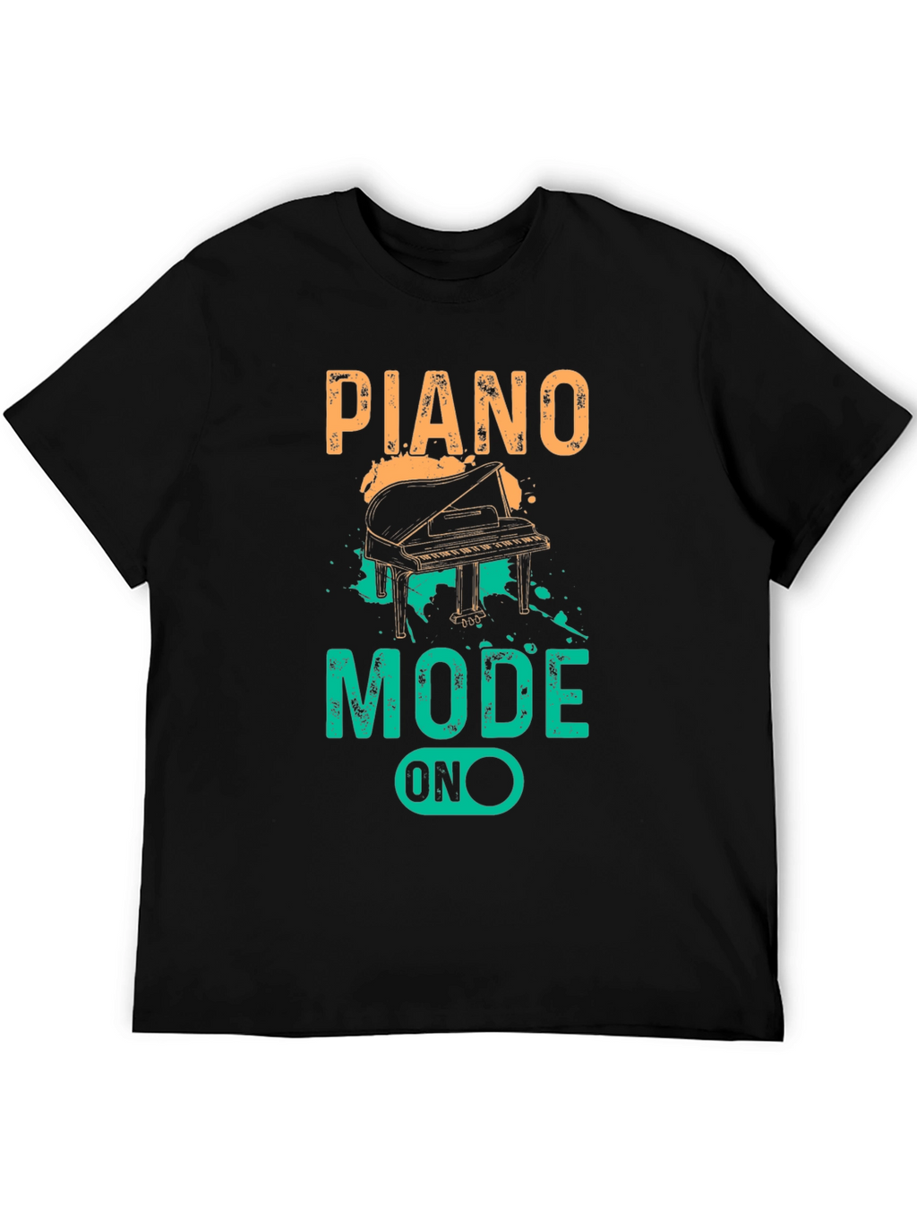 Piano Mode On Graphic T-Shirt