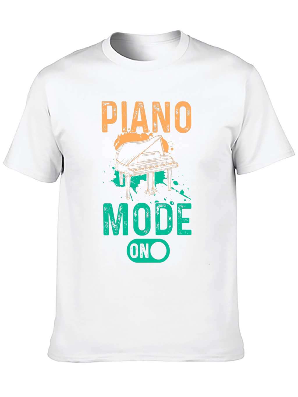 Piano Mode On Graphic T-Shirt