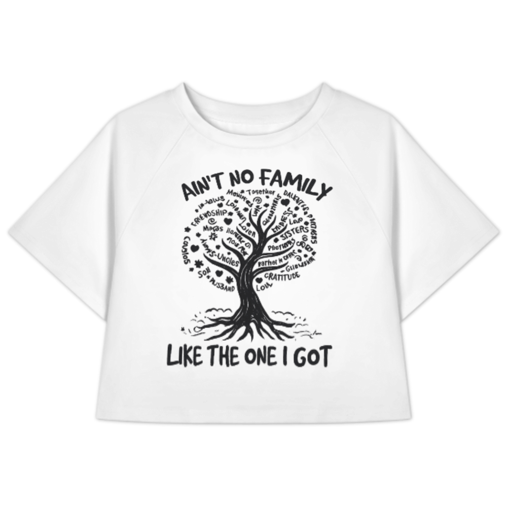 Ain’t No Family Like The One I Got Tree Shirt – Meaningful Family Love Graphic Tee(z893)