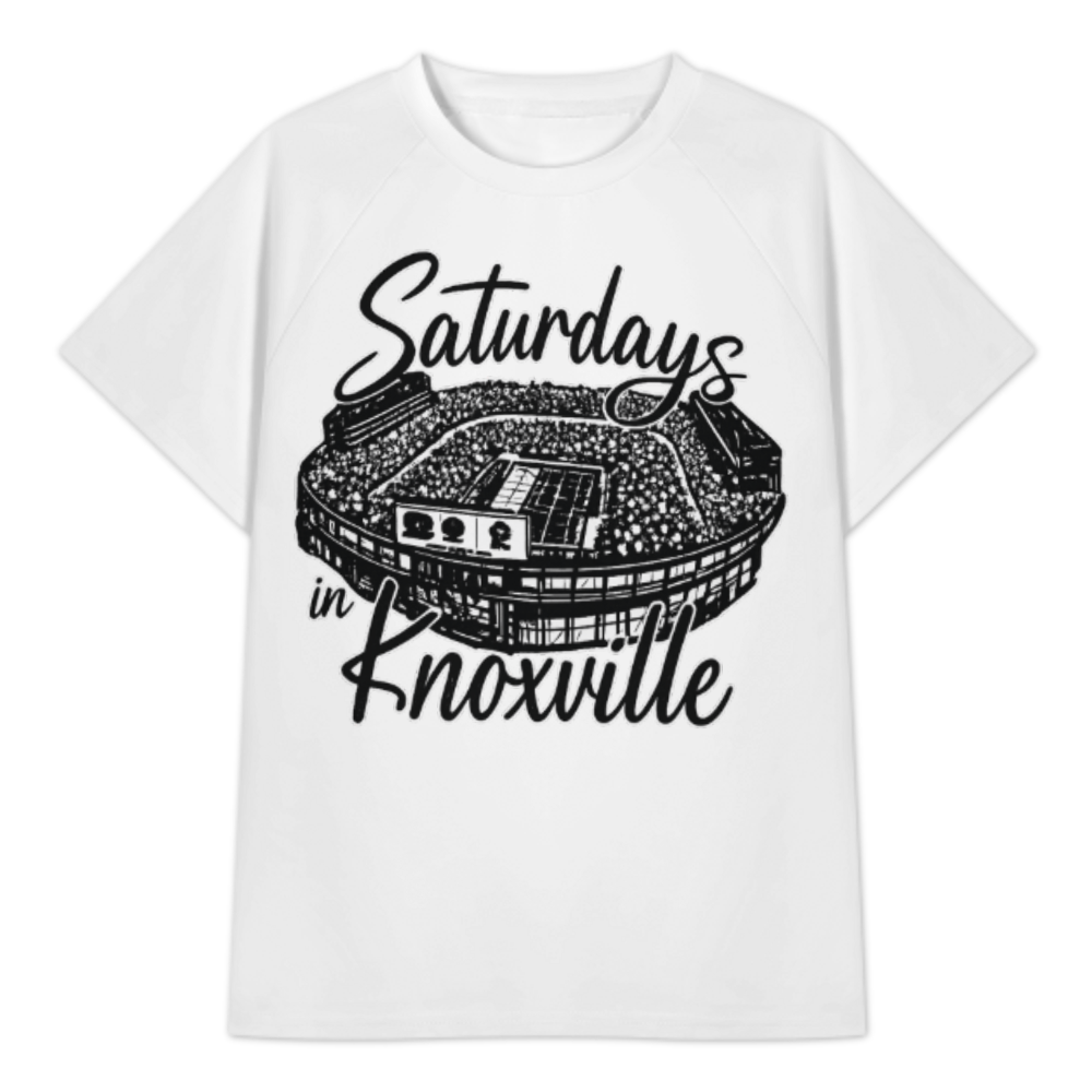 Saturdays in Knoxville Stadium Graphic T-Shirt | College Football Game Day Fan Tee(z905)