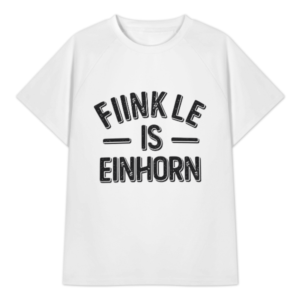 Finkle Is Einhorn Vintage Quote T-Shirt | Retro Movie Reference Graphic Tee for Comedy Fans(z901)