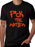 Black Tee - F*CK THE ANTIFA Slogan