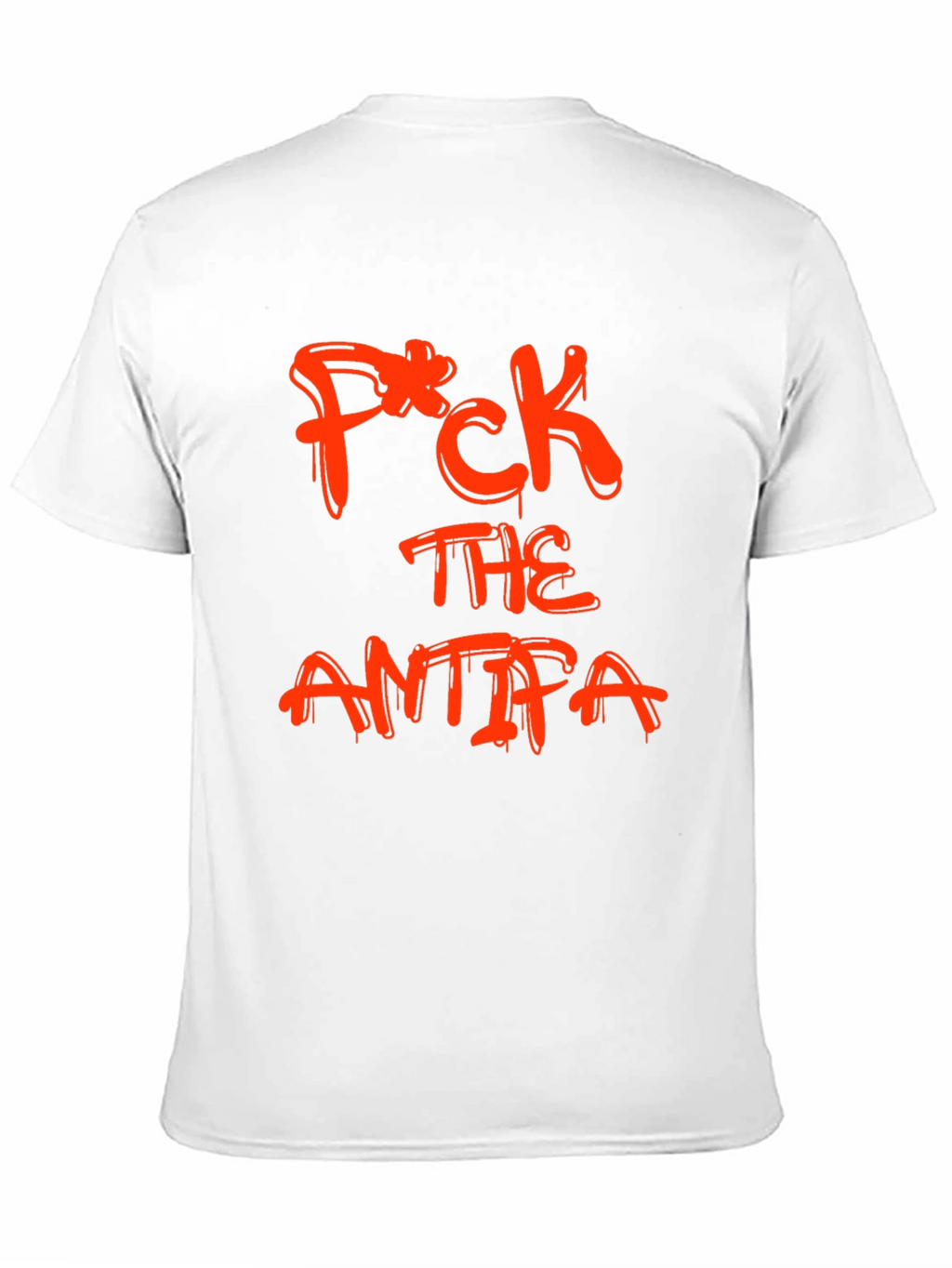 Black Tee - F*CK THE ANTIFA Slogan