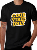 Good Vibes Only Graphic T-Shirt - Black