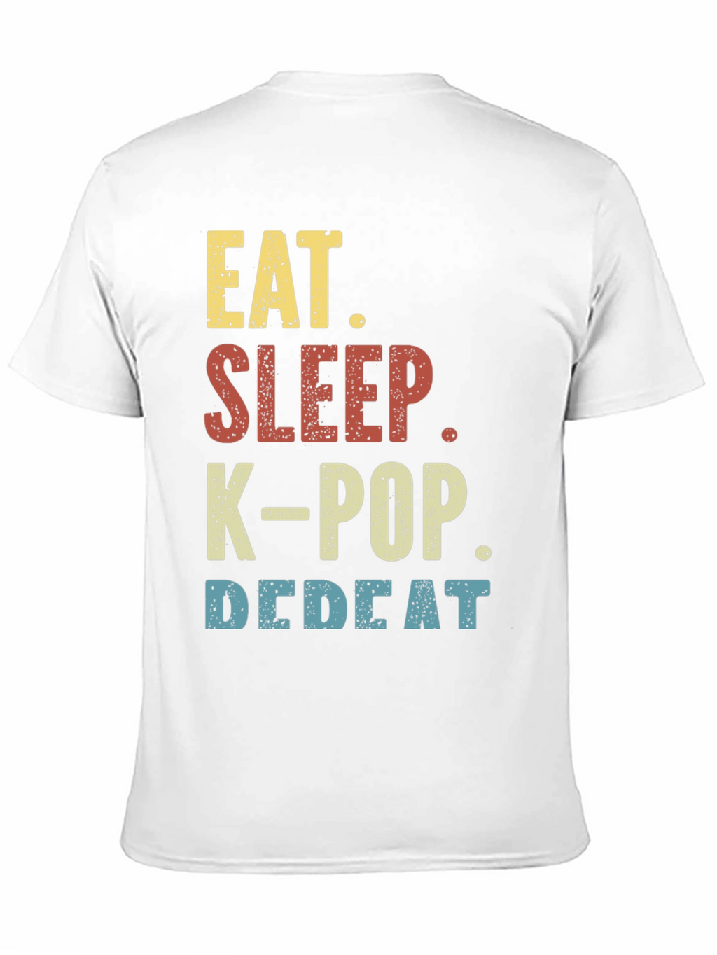 Eat Sleep K-Pop Repeat Black T-Shirt