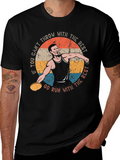 Discus Thrower Graphic T-Shirt - Throw With The Best