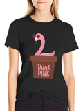 Think Pink Flamingo T-Shirt