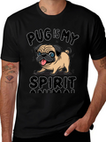 Pug is My Spirit Animal Graphic Tee