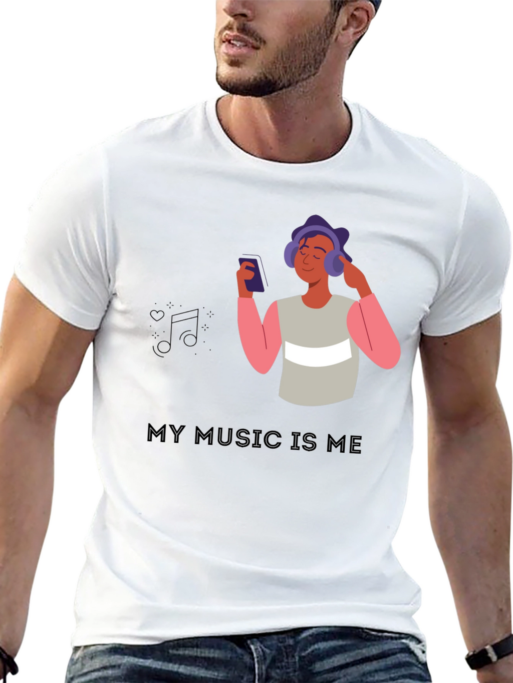 My Music is Me Graphic Tee