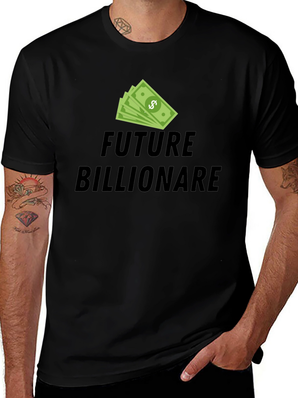 Future Billionaire Black T-Shirt