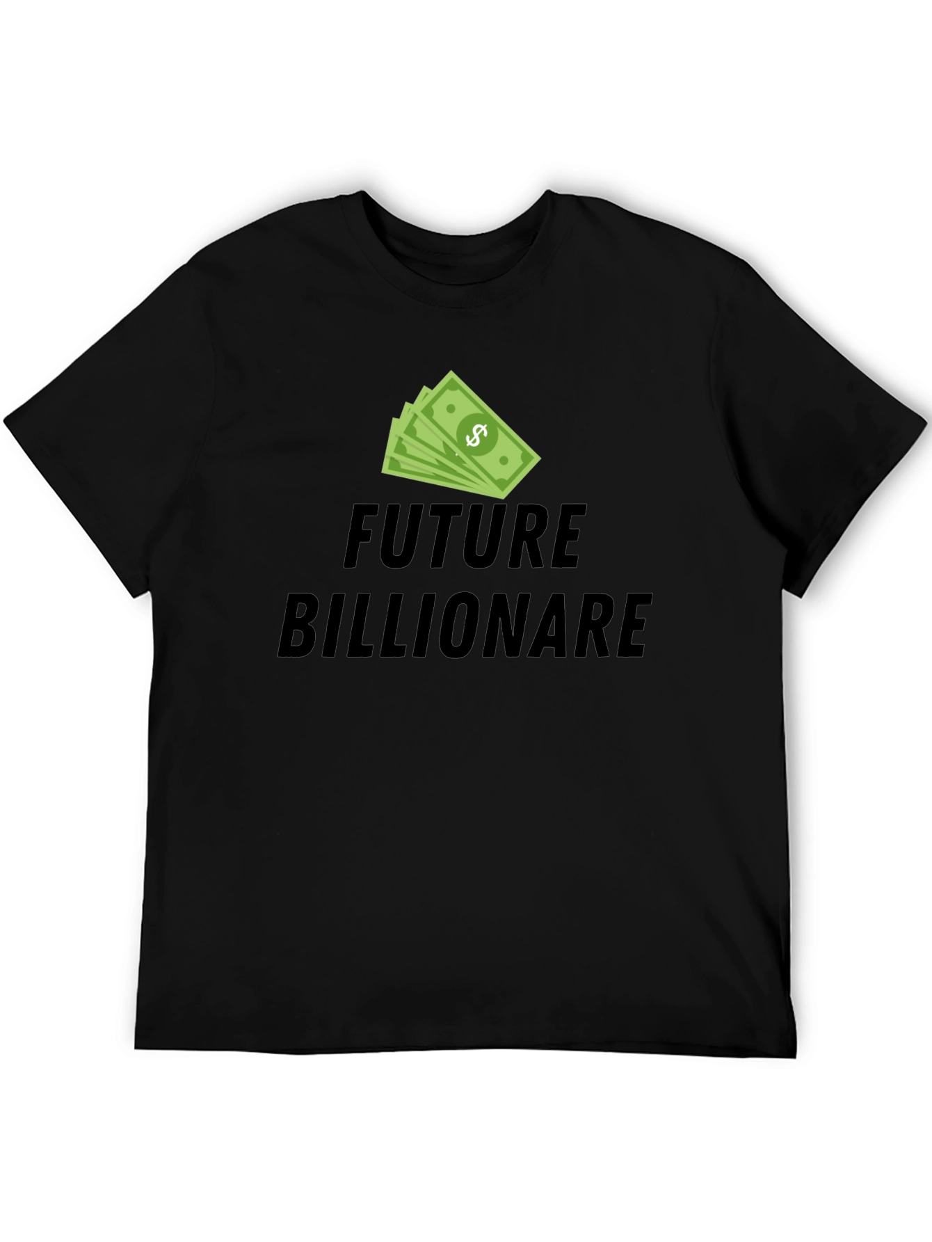 Future Billionaire Black T-Shirt